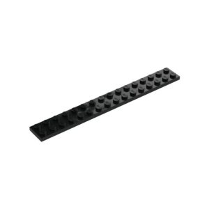 LEGO 4282 Plate 2 x 16 (Black)