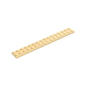 LEGO 4282 Plate 2 x 16 (Tan)