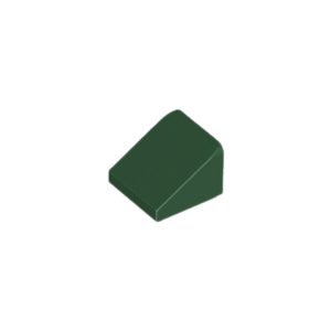 LEGO 54200 Slope 30° 1 x 1 x 2/3 Cheese Slope (Dark Green)