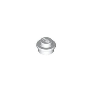 LEGO 6141 Plate Round 1 x 1 with Solid Stud (White)