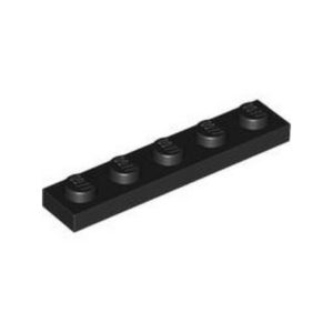 LEGO 78329 Plate 1 x 5 (Black)