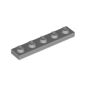 LEGO 78329 Plate 1 x 5 (Light Bluish Gray)