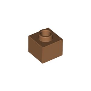 LEGO 86996 Plate 1 x 1 x 2/3 with Open Stud (Medium Nougat)