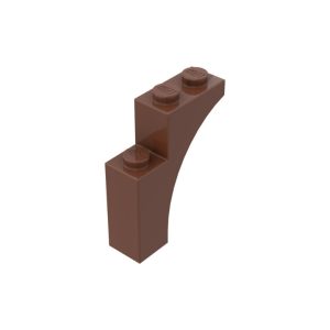 LEGO 13965 Brick Arch 1 x 3 x 3 (Gothic) (Reddish Brown)