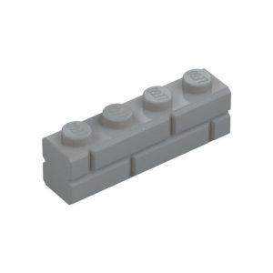 LEGO 15533 Brick Special 1 x 4 with Masonry Brick Profile (Light Bluish Gray)