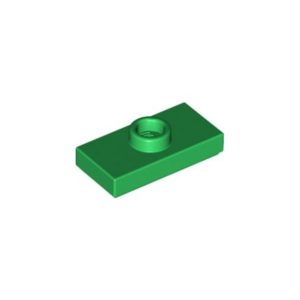 LEGO 15573 Plate Special 1 x 2 with 1 Stud with Groove and Inside Stud Holder (Jumper) (Green)