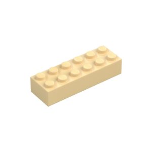 LEGO 2456 Brick 2 x 6 (Tan)