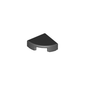 LEGO 25269 Tile Round 1 x 1 Quarter (Black)