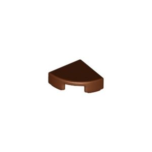 LEGO 25269 Tile Round 1 x 1 Quarter (Reddish Brown)