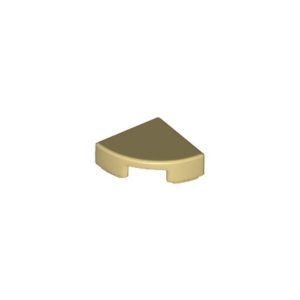 LEGO 25269 Tile Round 1 x 1 Quarter (Tan)