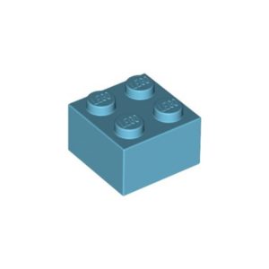 LEGO 3003 Brick 2 x 2 (Medium Azure)
