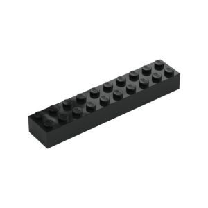 LEGO 3006 Brick 2 x 10 (Black)