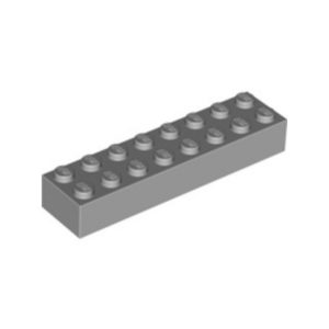 LEGO 3007 Brick 2 x 8 (Light Bluish Gray)