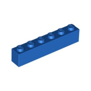 LEGO 3009 Brick 1 x 6 (Blue)