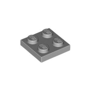 LEGO 3022 Plate 2 x 2 (Light Bluish Gray)