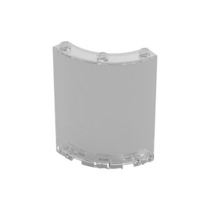 LEGO 30562 Panel 4 x 4 x 6 Quarter Cylinder (Transparent Clear)