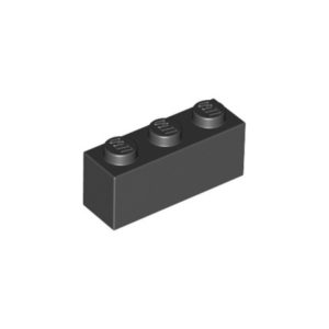 LEGO 3622 Brick 1 x 3 (Black)