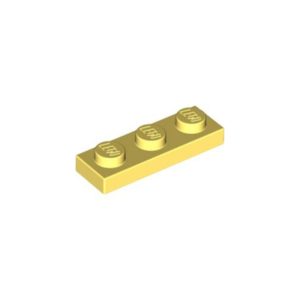 LEGO 3623 Plate 1 x 3 (Bright Light Yellow)