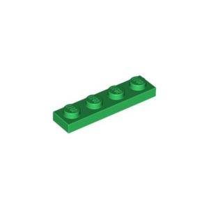 LEGO 3710 Plate 1 x 4 (Green)