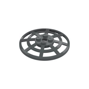 LEGO 4285b Dish 6 x 6 Inverted, Radar / Webbed (Anti-studs at 90°) (Dark Bluish Gray)