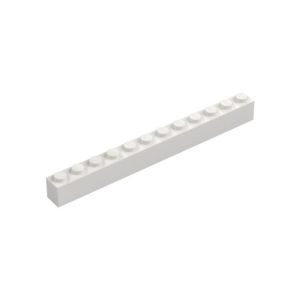 LEGO 6112 Brick 1 x 12 (White)