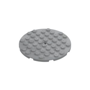 LEGO 74611 Plate Round 8 x 8 (Light Bluish Gray)