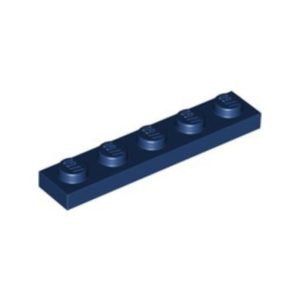 LEGO 78329 Plate 1 x 5 (Dark Blue)