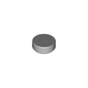 LEGO 98138 Tile Round 1 x 1 (Light Bluish Gray)