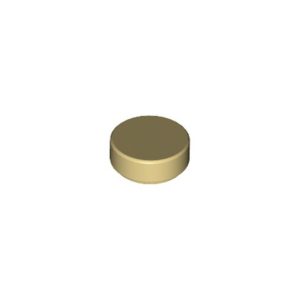 LEGO 98138 Tile Round 1 x 1 (Tan)