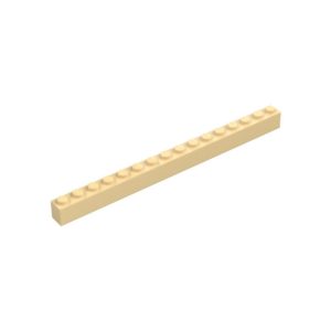 LEGO 2465 Brick 1 x 16 (Tan)