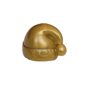 LEGO Cap / Hat 10164 Santa Hat with Molded Top (Pearl Gold)