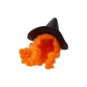 LEGO Cap / Hat 104255pat0003 Hair and Hat, Black Witches Hat pattern