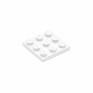 LEGO 11212 Plate 3 x 3 (White)