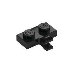 LEGO 11476 Plate Special 1 x 2 with Clip Horizontal on Side (Black)