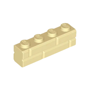 LEGO 15533 Brick Special 1 x 4 with Masonry Brick Profile (Tan)
