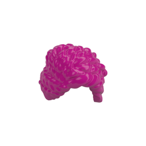 LEGO Hair 1988 Braided in Knot (Magenta)