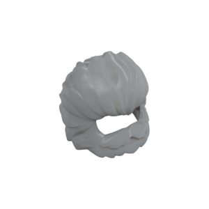 LEGO Hair 1989 Hair and Full Beard (Light Bluish Gray)