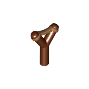 LEGO Weapon 19900pr0003 Slingshot with Medium Nougat Print (Reddish Brown)