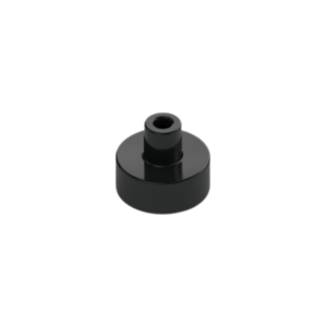 LEGO 20482 Tile Round 1 x 1 with Hollow Bar (Black)