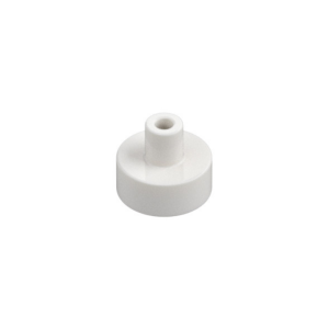 LEGO 20482 Tile Round 1 x 1 with Hollow Bar (White)