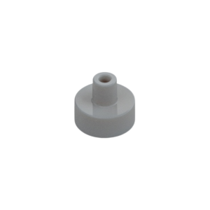 LEGO 20482 Tile Round 1 x 1 with Hollow Bar (Light Bluish Gray)