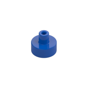 LEGO 20482 Tile Round 1 x 1 with Hollow Bar (Blue)