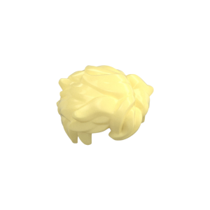 LEGO Hair 25412 Tousled and Sticking Out on Both Sides (Bright Light Yellow)