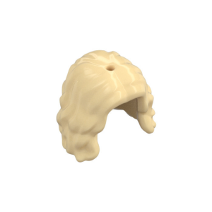 LEGO Hair 2632 Long Wavy/Curly (Tan)