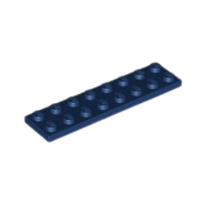 LEGO 3034 Plate 2 x 8 (Dark Blue)