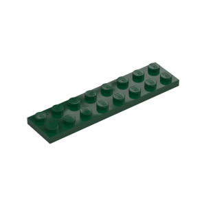 LEGO 3034 Plate 2 x 8 (Dark Green)