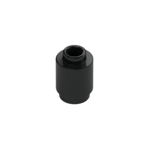LEGO 3062b Brick Round 1 x 1 Open Stud (Black)
