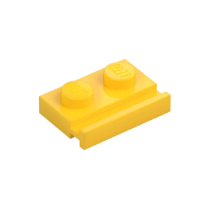 LEGO 32028 Plate Special 1 x 2 with Door Rail (Yellow)