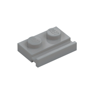 LEGO 32028 Plate Special 1 x 2 with Door Rail (Light Bluish Gray)