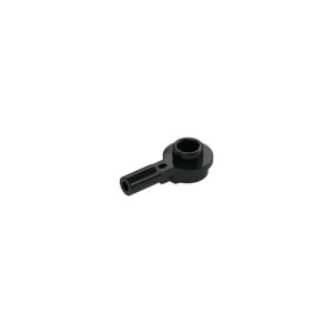 LEGO 32828 Plate Round 1 x 1 with Hollow Stud and Horizontal Bar 1L (Black)
